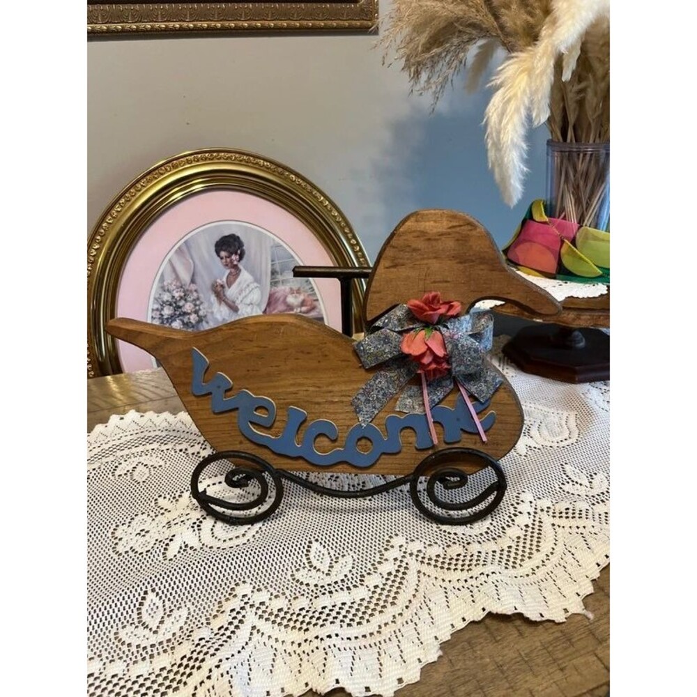 Cottagecore Wood Duck Welcome Wall decor
